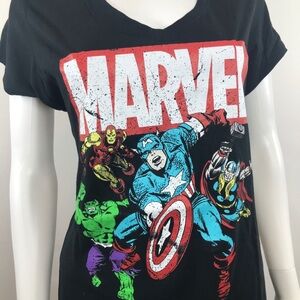 Marvel Character V-Neck Tee